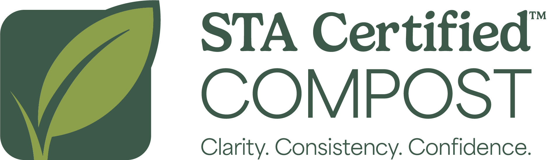STA Certified Compost Logo - Clarity. Consistency. Confidence.